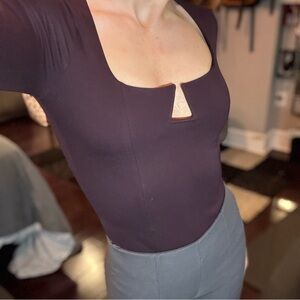 Elegant Plum Women's Bodysuit